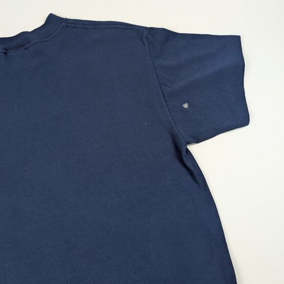 Vintage Michigan University Wolverines 80s Single Stich Distressed Shirt Large - Picture 5 of 8